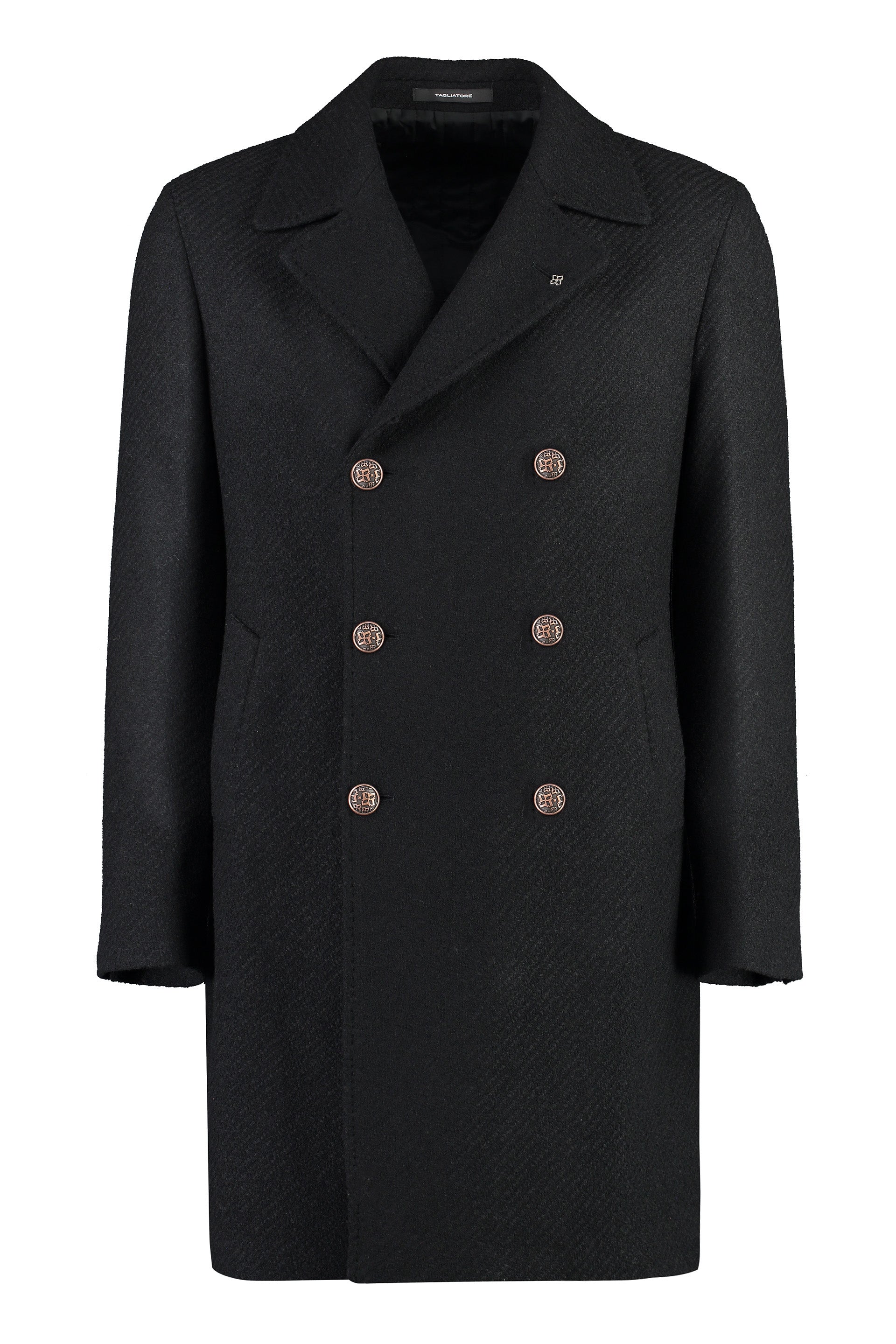 TAGLIATORE Double-Breasted Virgin Wool Jacket