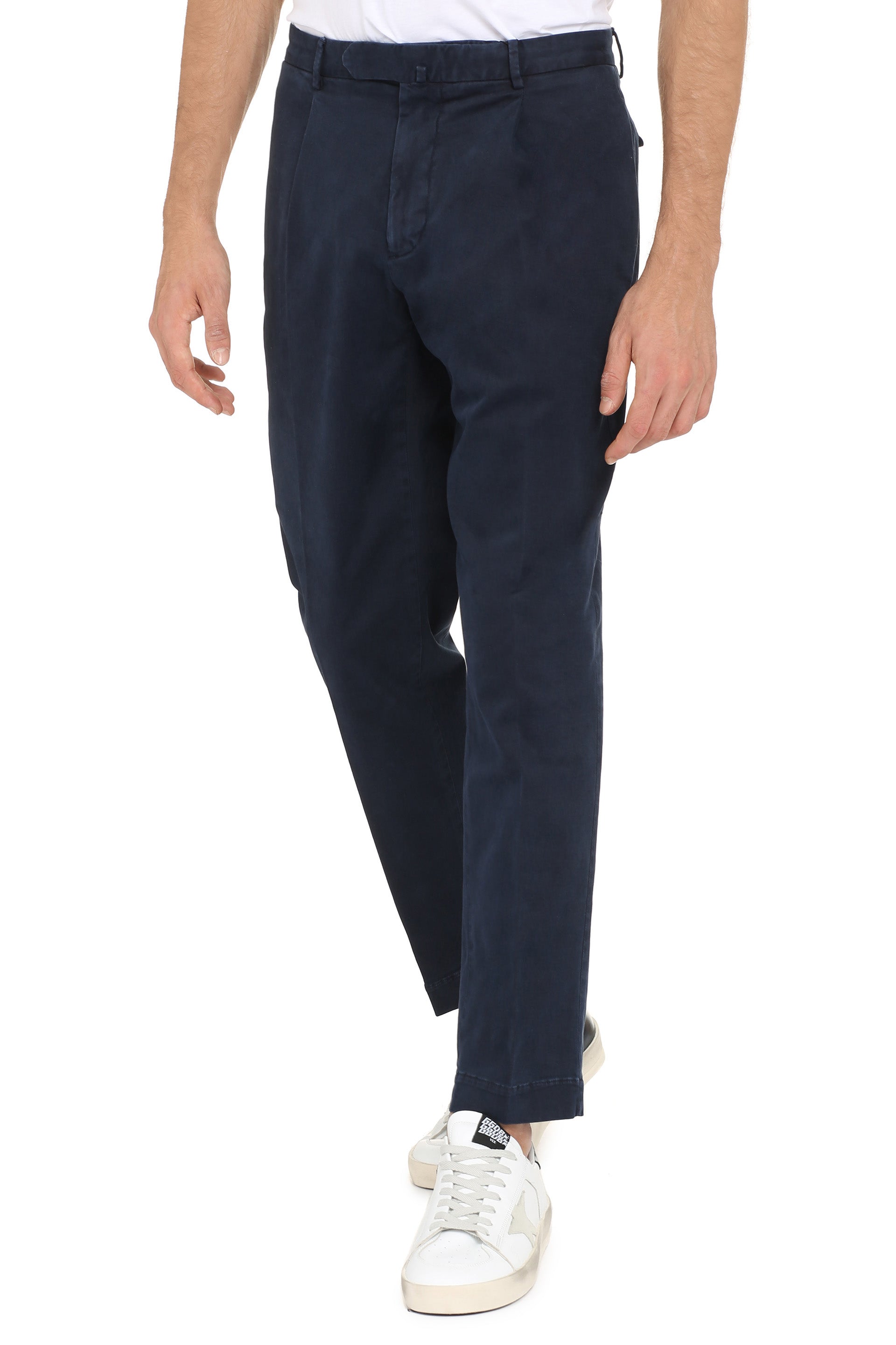 THE (ALPHABET) Stretch Cotton Chino Trousers