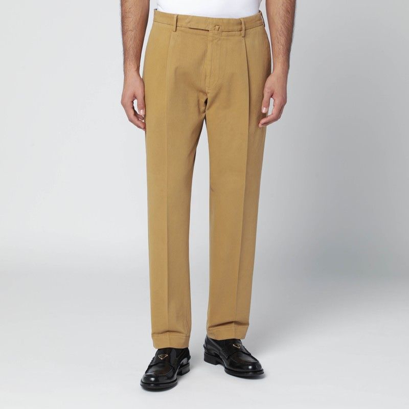 SANTANIELLO Cotton and Cashmere Trousers for Men