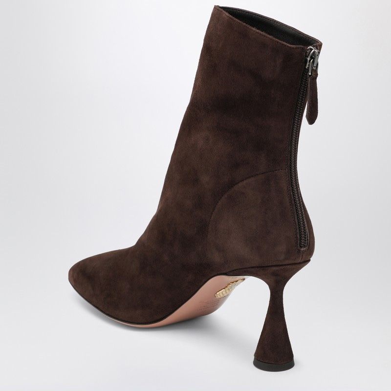 AQUAZZURA Amore Bootie 75 - Suede Ankle Boots for Women