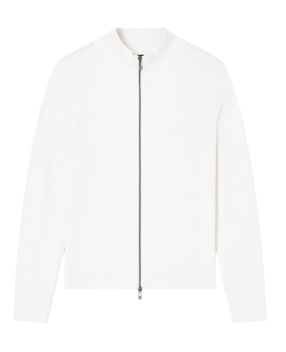 ARMANI EXCHANGE Ribbed Knit High Neck Cardigan for Men