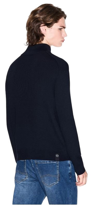 ARMANI EXCHANGE High Neck Full Zip Cardigan