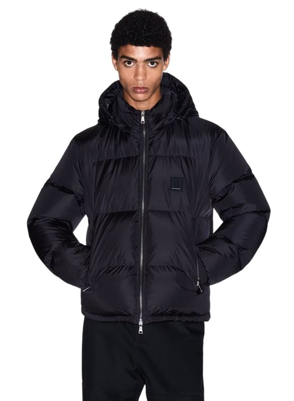 ARMANI EXCHANGE Men's Padded Jacket with Adjustable Hood