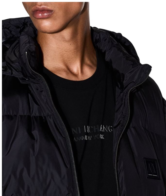 ARMANI EXCHANGE Men's Padded Jacket with Adjustable Hood