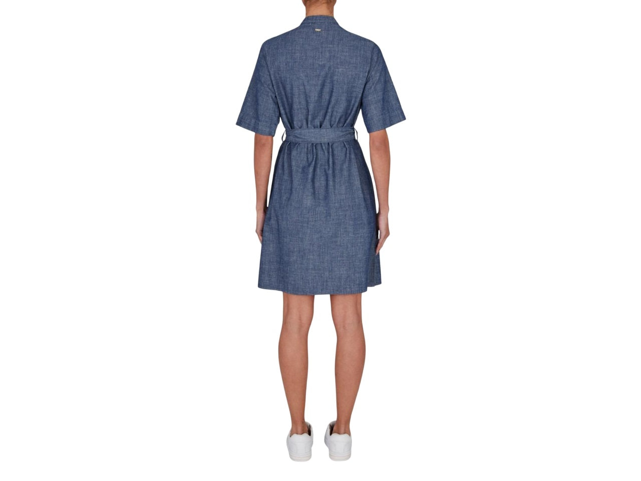 ARMANI EXCHANGE Casual Mini Denim Shirt Dress
