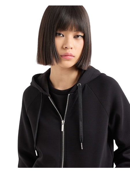 ARMANI EXCHANGE Cozy Zip-Up Hoodie for Women - Autumn/Winter 2025