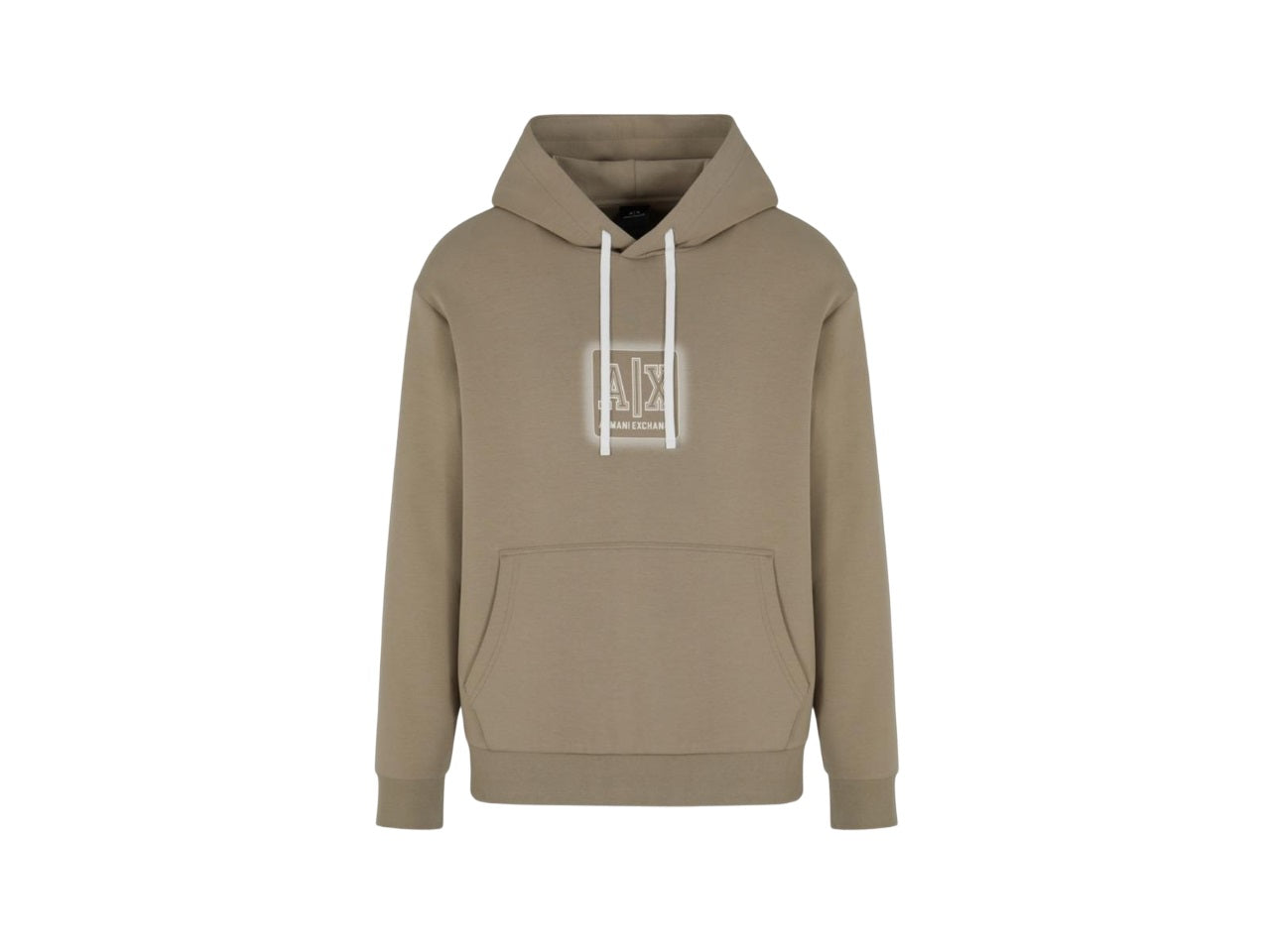 ARMANI EXCHANGE Regular Fit Hoodie with Striking Logo