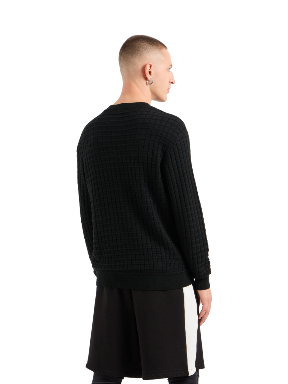 ARMANI EXCHANGE Stylish Crew Neck Sweater for Men - FW24 Edition