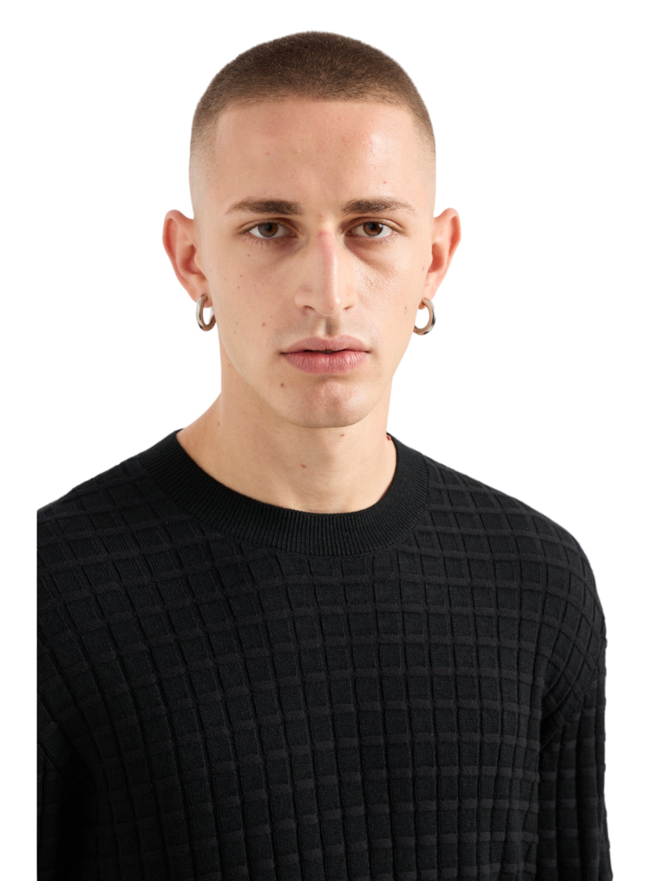 ARMANI EXCHANGE Stylish Crew Neck Sweater for Men - FW24 Edition