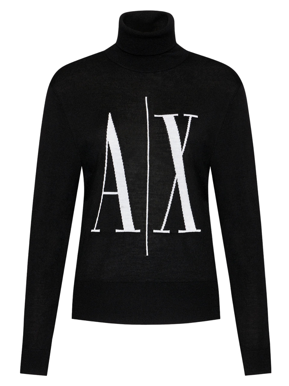 ARMANI EXCHANGE Regular Fit Pullover with Polo Neck for Women