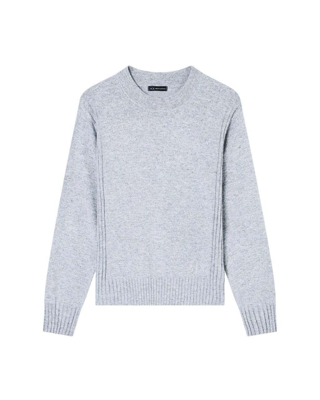 ARMANI EXCHANGE Elegant Shiny Sweater for Women - Crew Neck, Long Sleeves