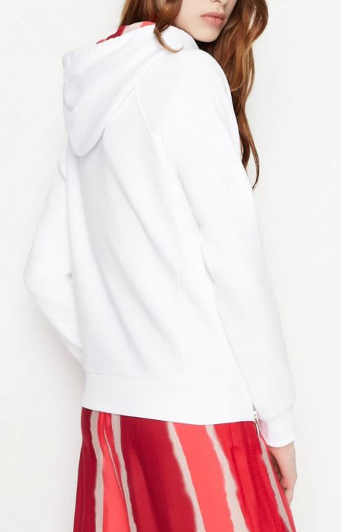 ARMANI EXCHANGE Comfortable Women's Sweatshirt with Zip Detail