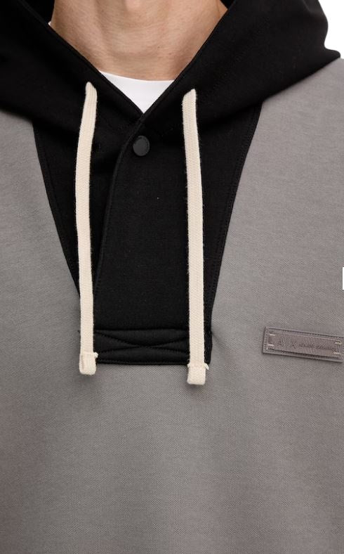 ARMANI EXCHANGE Regular Fit Sweatshirt with Contrasting Drawstring Hood