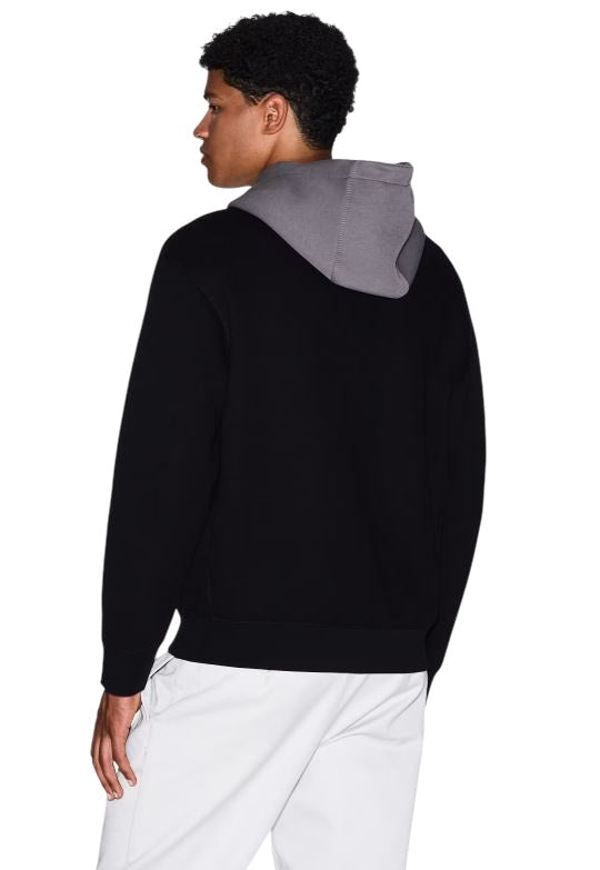 ARMANI EXCHANGE Men's Regular Fit Sweatshirt with Contrasting Drawstring Hood