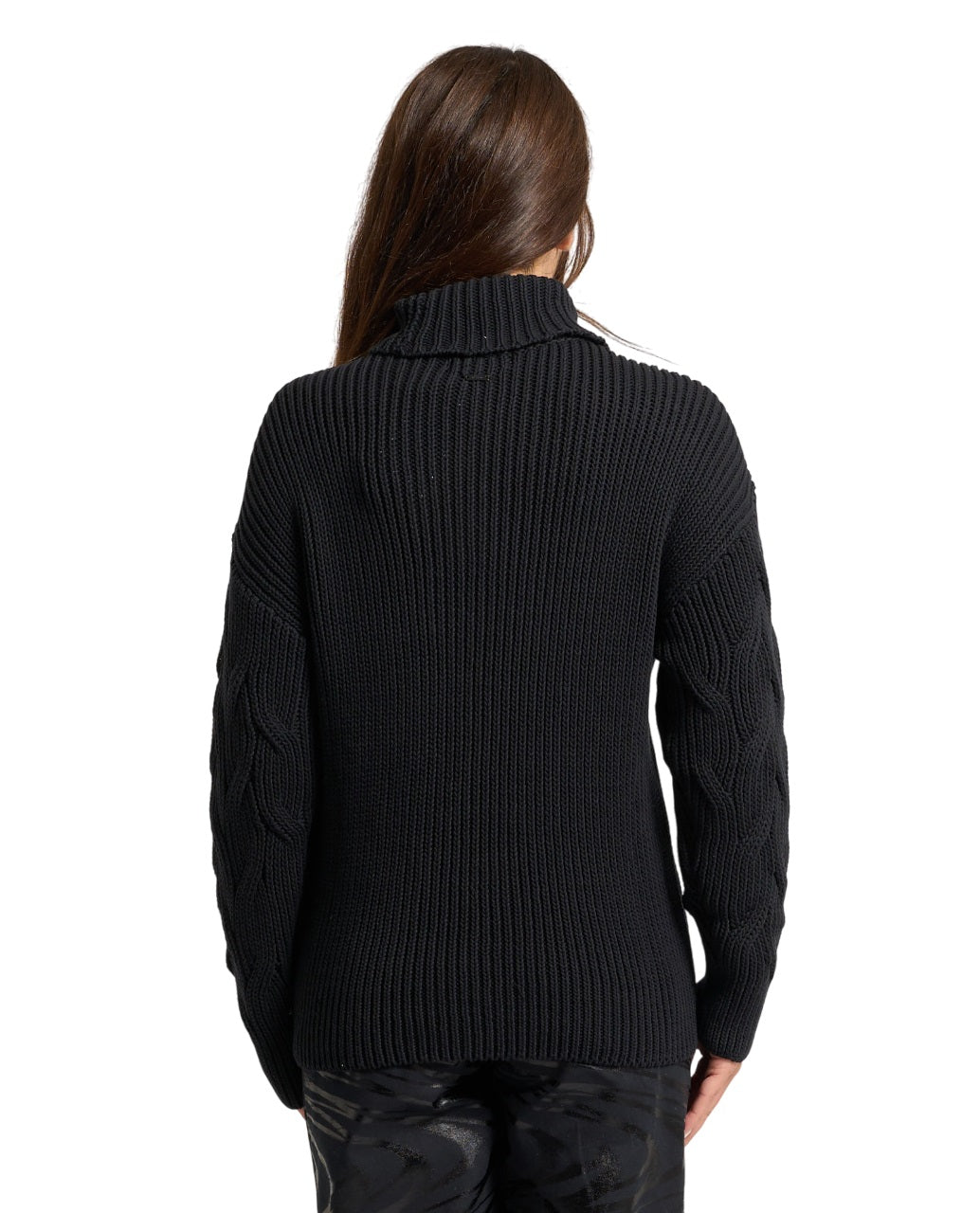 ARMANI EXCHANGE Chunky Knit Turtleneck Sweater for Women