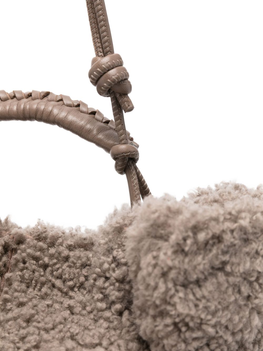 HEREU Braided Knot Handle Top Bag