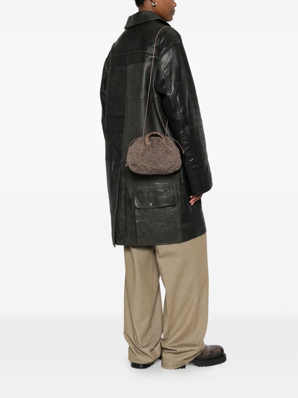 HEREU Braided Knot Handle Top Bag