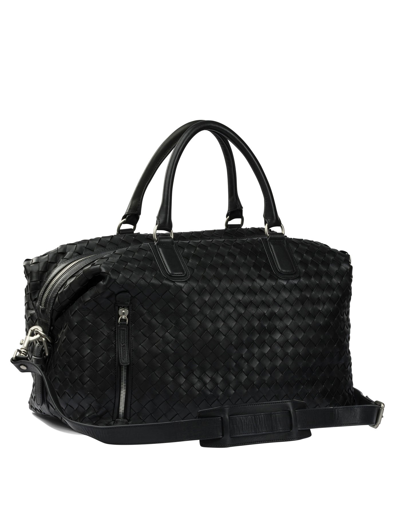 OFFICINE CREATIVE Handcrafted Travel Handbag with Reinforced Handles and Adjustable Strap