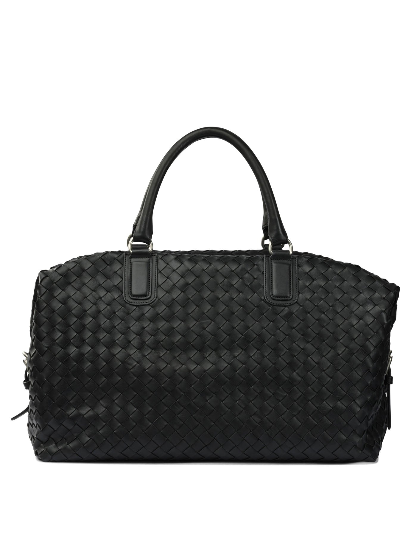 OFFICINE CREATIVE Handcrafted Travel Handbag with Reinforced Handles and Adjustable Strap