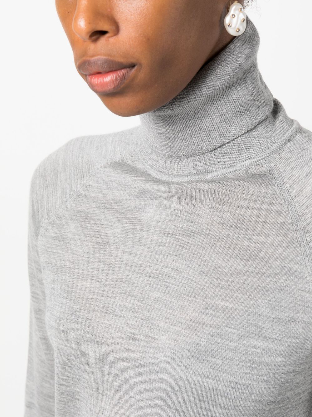 ARMARIUM Wool and Cashmere Blend High Neck Sweater