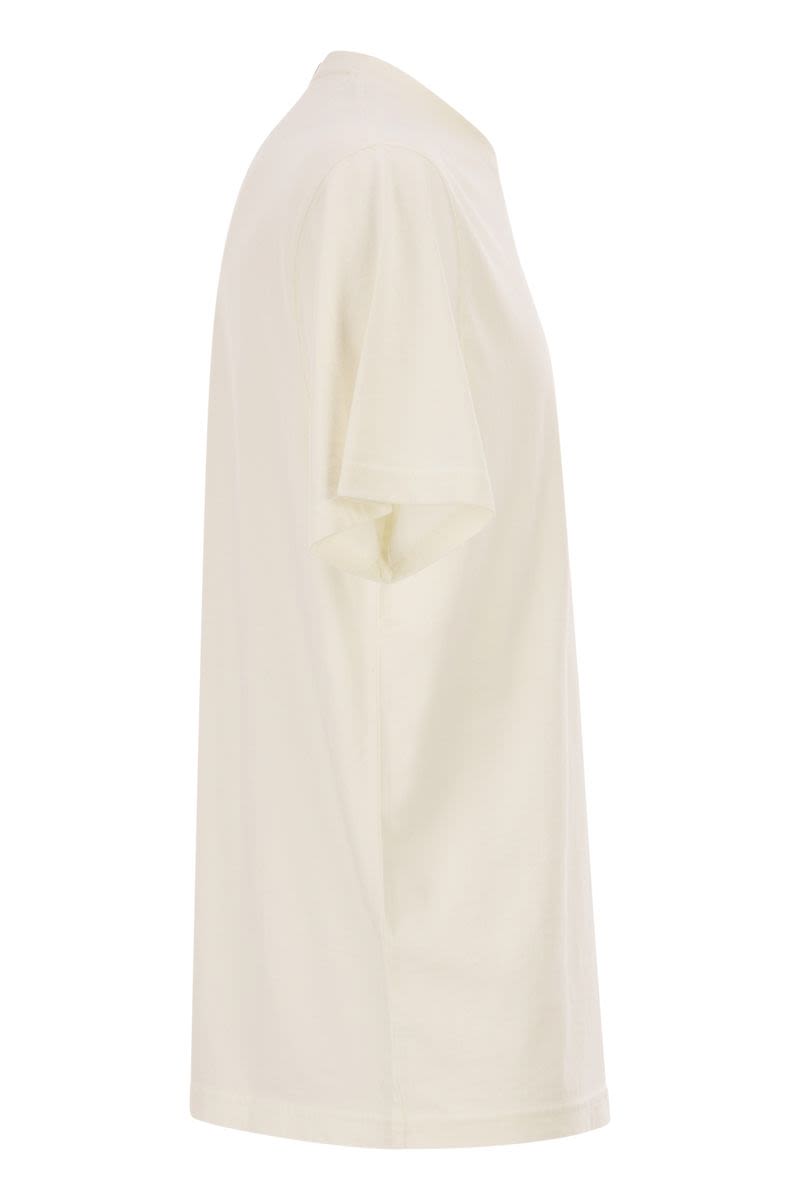 MC2 SAINT BARTH Men's Mini Cotton T-Shirt with Embroidered Details