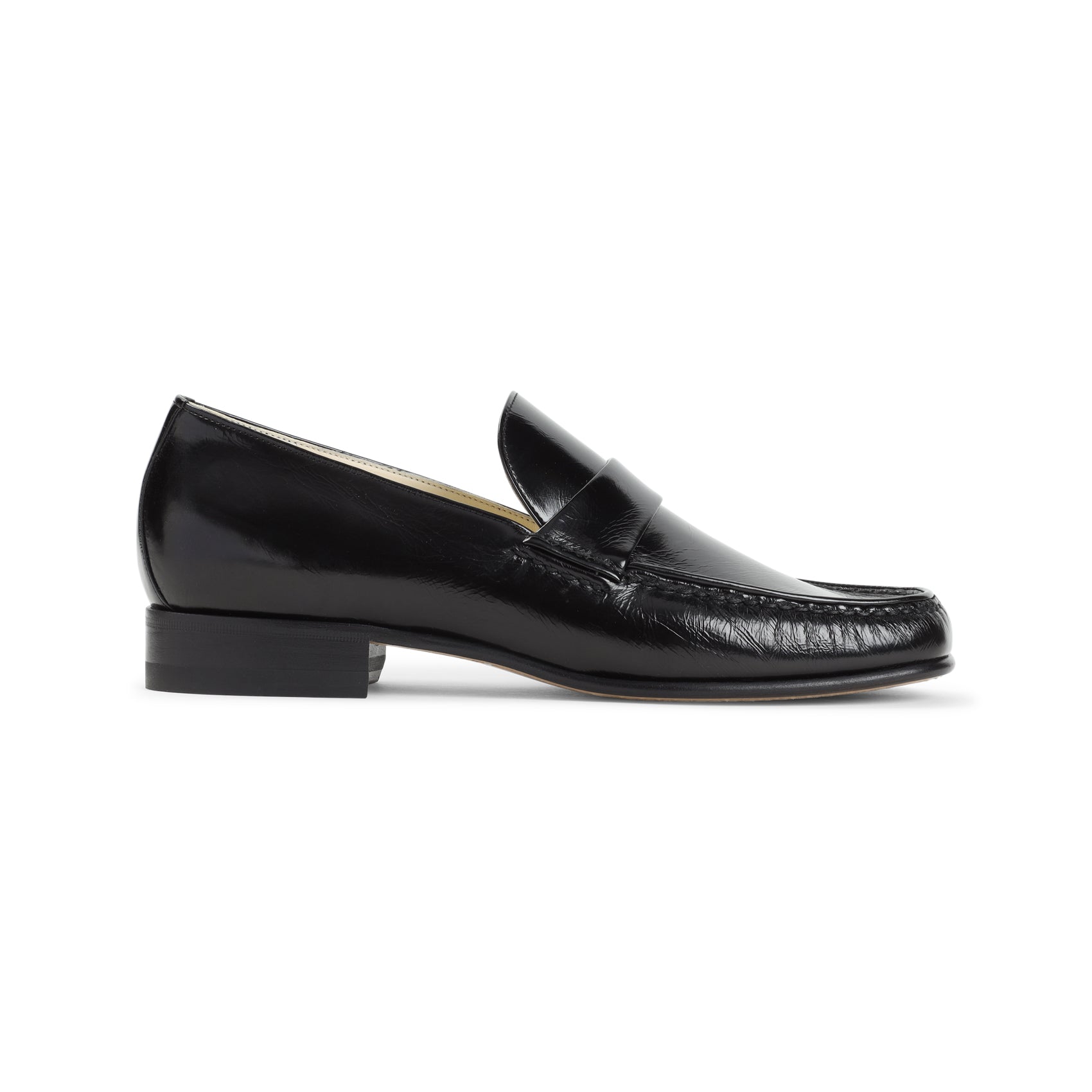PHOEBE PHILO 100% Leather Loafers - Square Toe Design