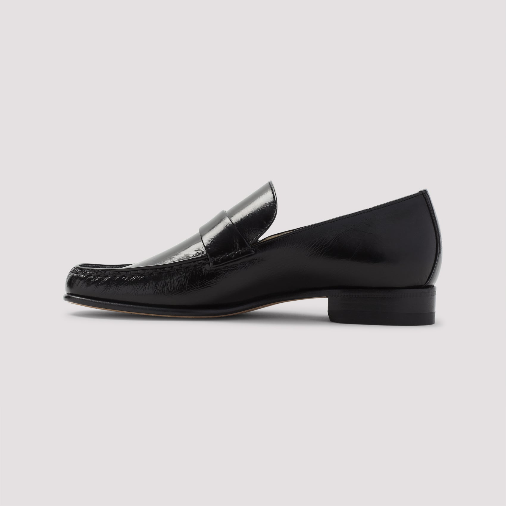 PHOEBE PHILO 100% Leather Loafers - Square Toe Design