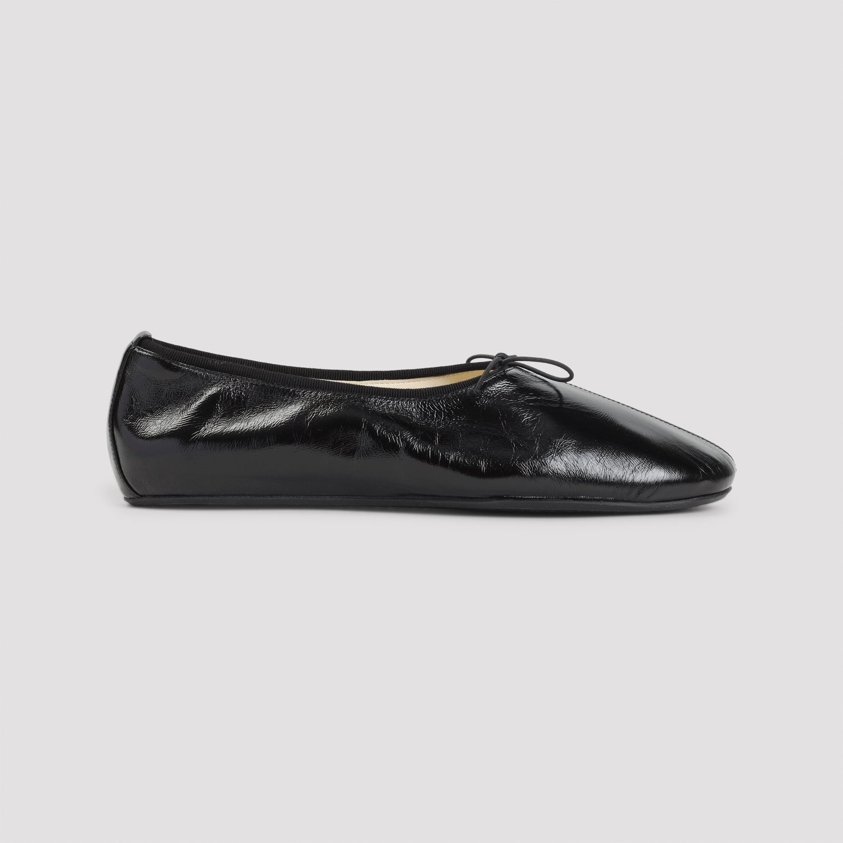 PHOEBE PHILO Gathered Flat Leather Ballerinas