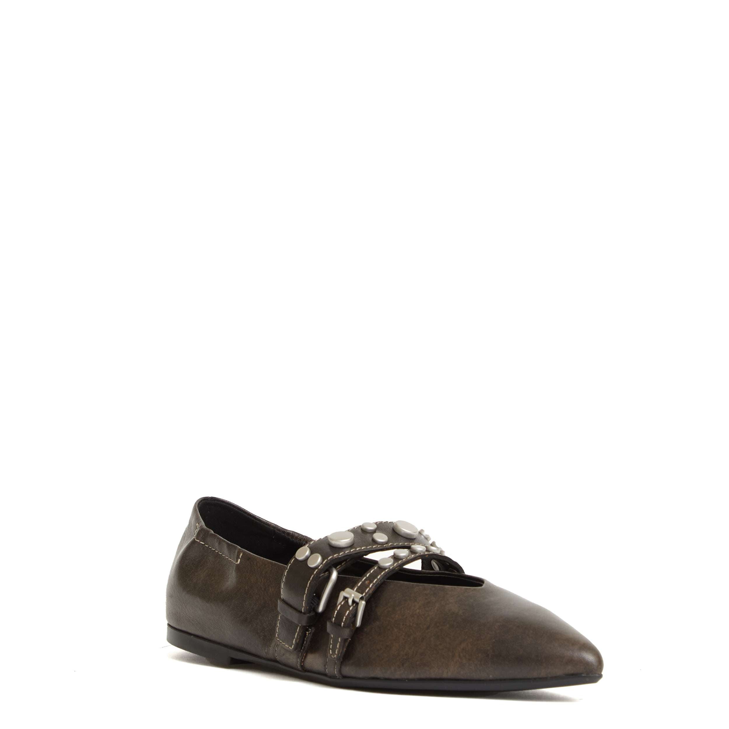 ASH Comfortable Ballerina Flats with Strap for Women