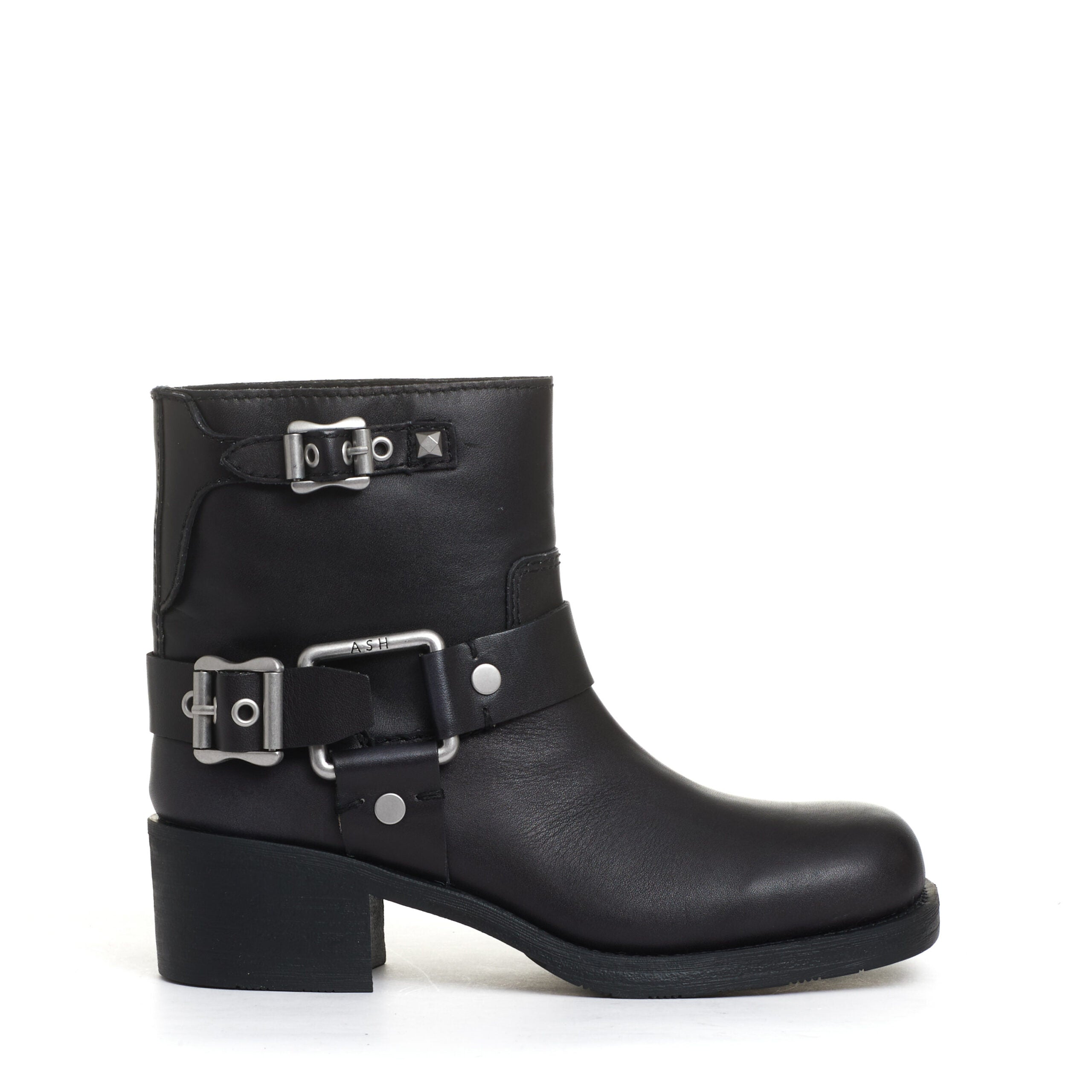 ASH Biker Ankle Boots with Buckles