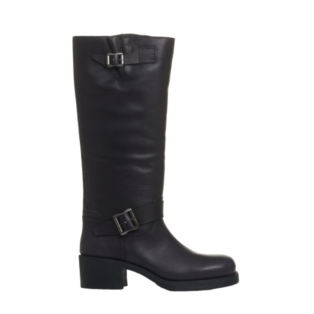 ASH Biker Ankle Boot with 40mm Heel