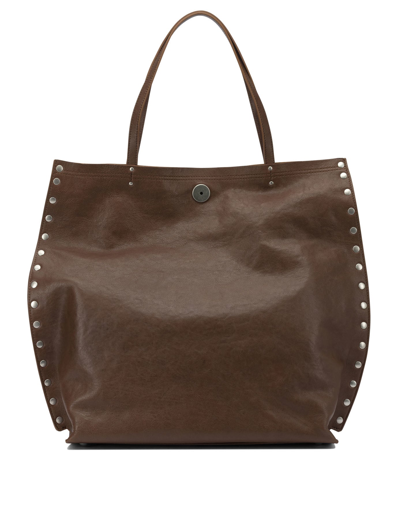 ZANELLATO Elegant Cow Leather Shoulder Handbag - 34x39x15 CM