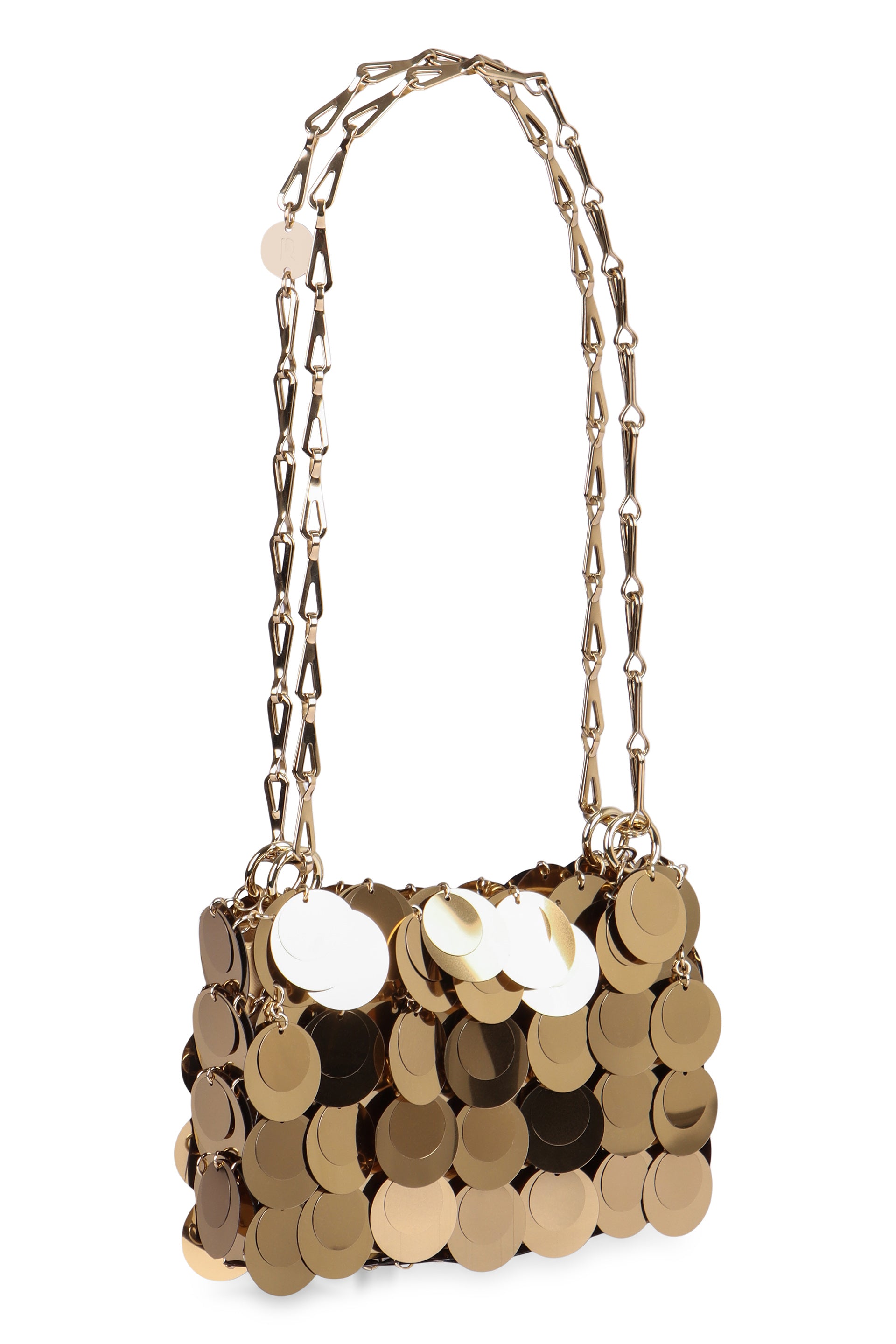 PACO RABANNE Mini Sparkles Discs Handbag