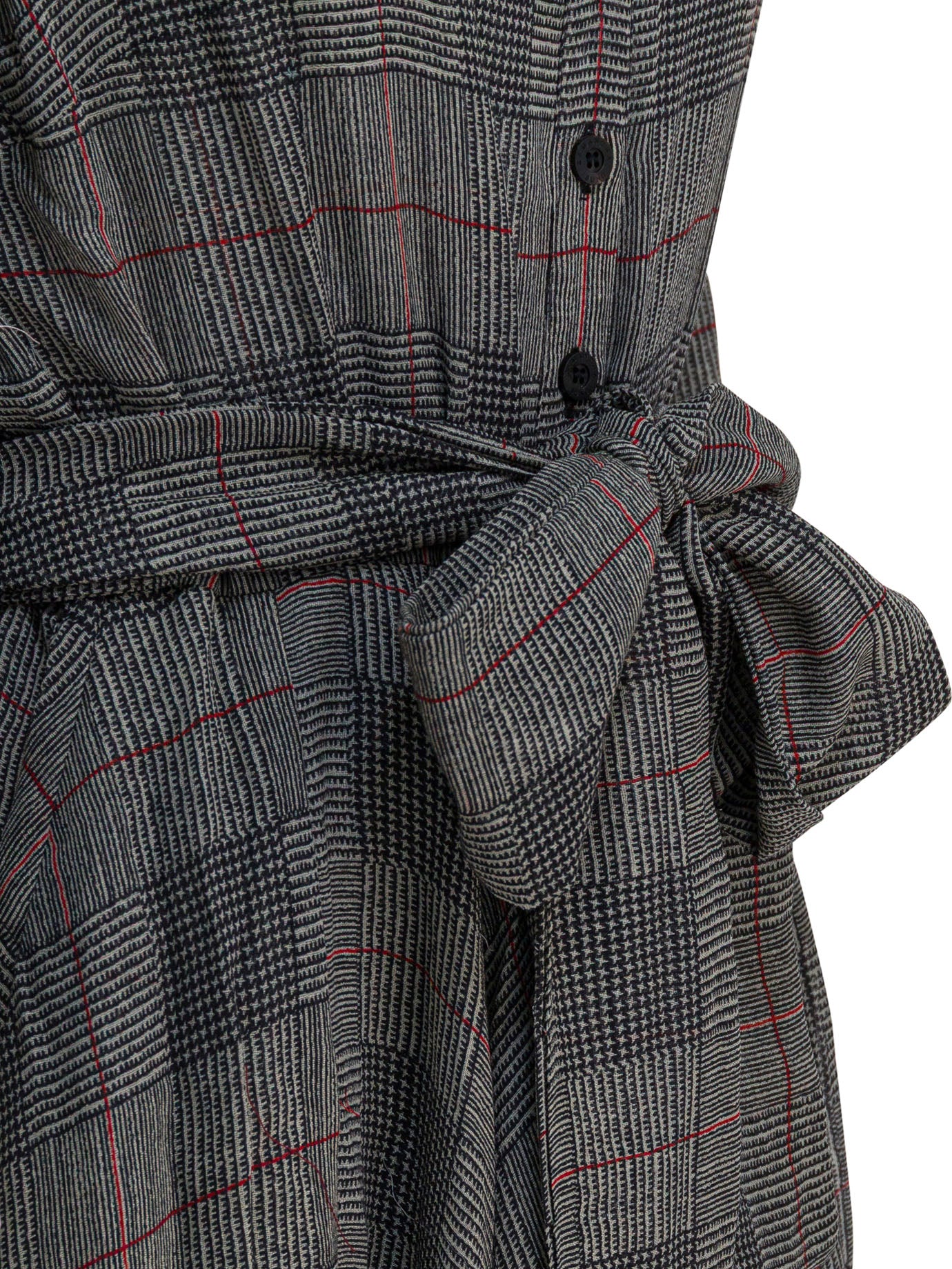 SAMANTHA SUNG Checkerboard Wool Dress for Women - Fall/Winter 2025