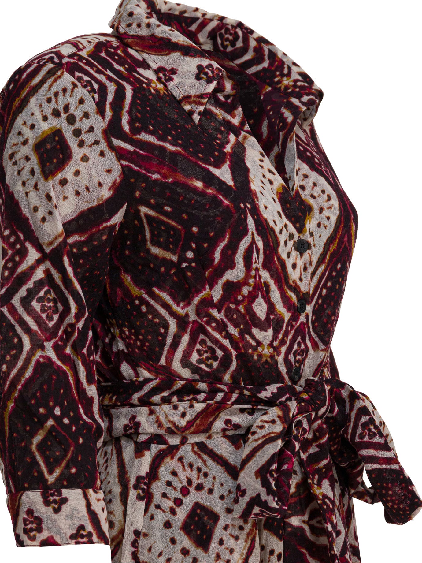 SAMANTHA SUNG Tie-Dye Wool Dress