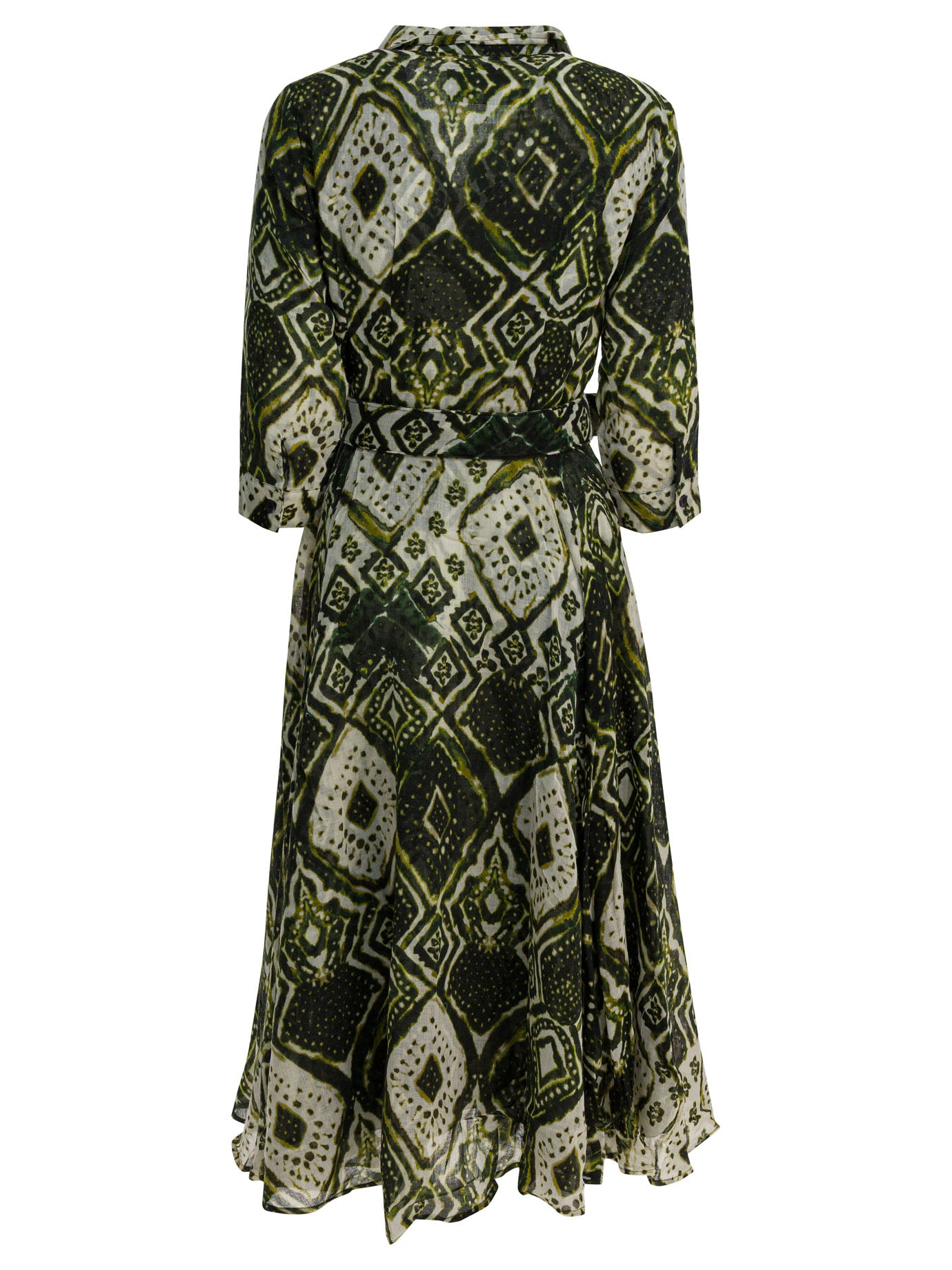 SAMANTHA SUNG Mini Tie-Dye Wool Dress