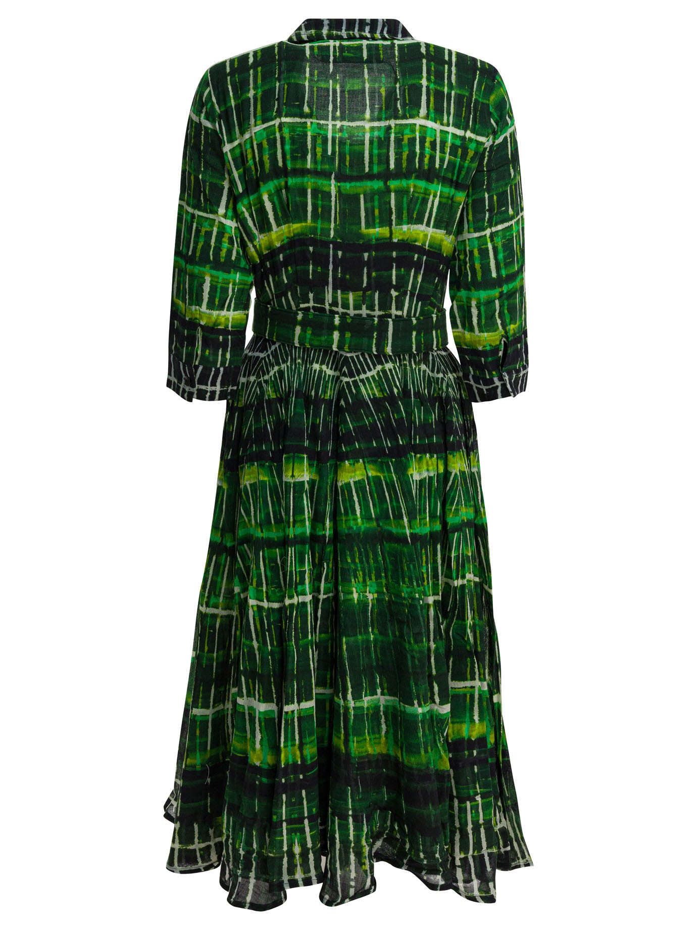 SAMANTHA SUNG Mini Plaid Wool Dress