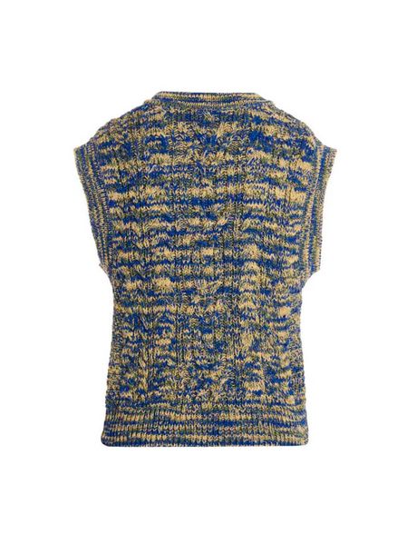 ANDERSSON BELL Men's V-Neck Cable-Knit Vest - Size L