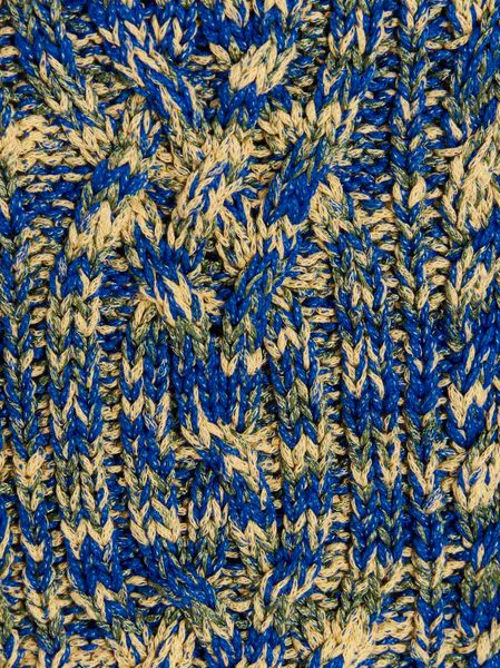 ANDERSSON BELL Men's V-Neck Cable-Knit Vest - Size L