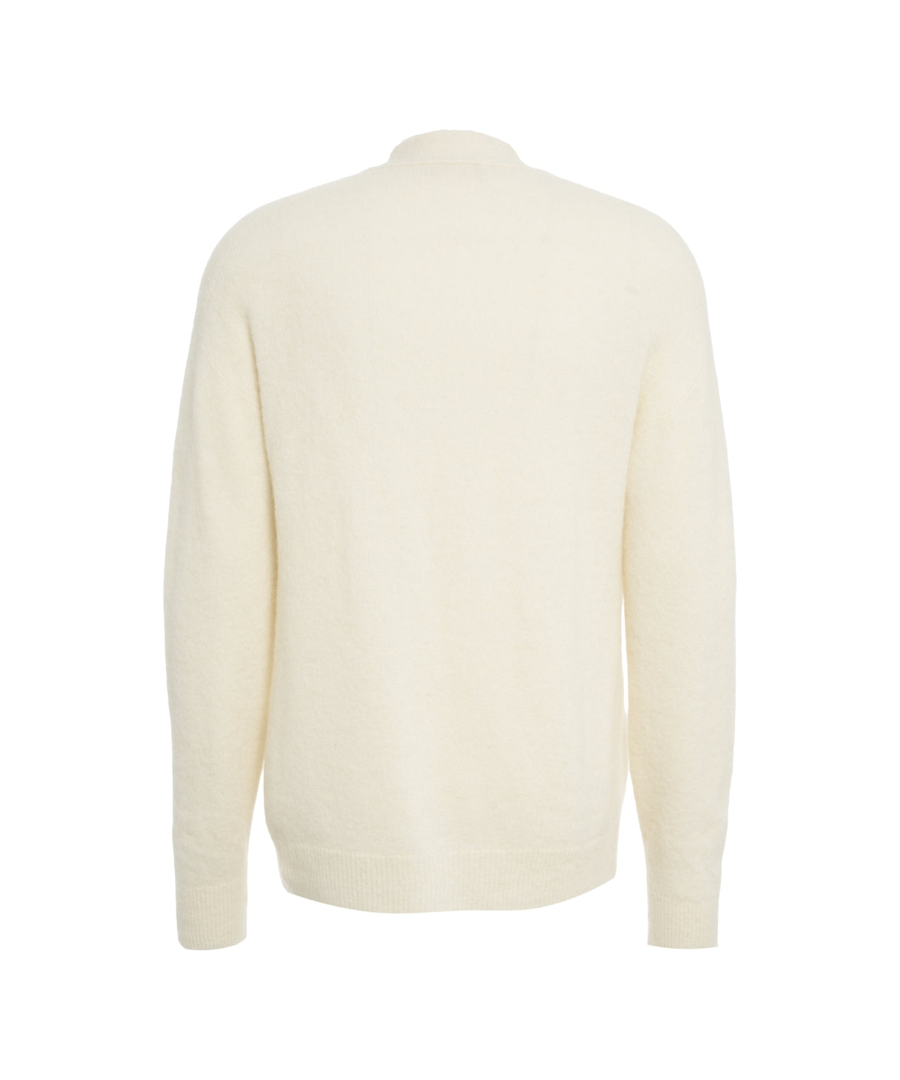 ATOMO FACTORY Luxurious V-Neck Cardigan in Virgin Wool