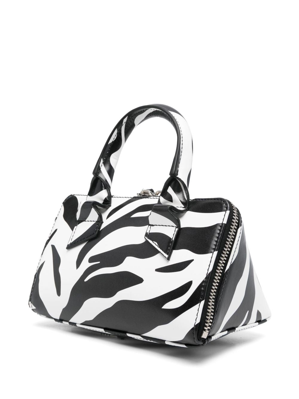 ATTICO Mini Zebra-Print Handbag
