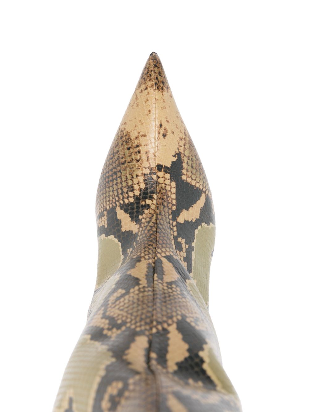 ATTICO Elegant Python-Print Ankle Boots for Women