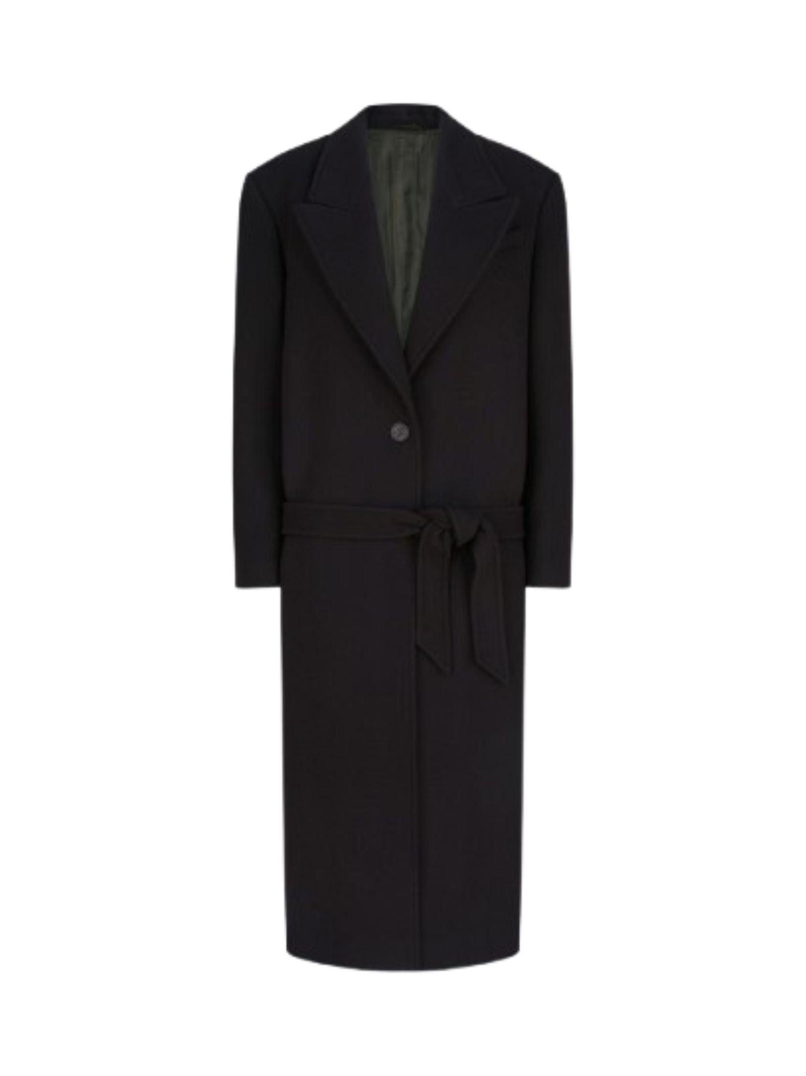 ATTICO Sophisticated Long Single-Breasted Jacket with Belt for Women