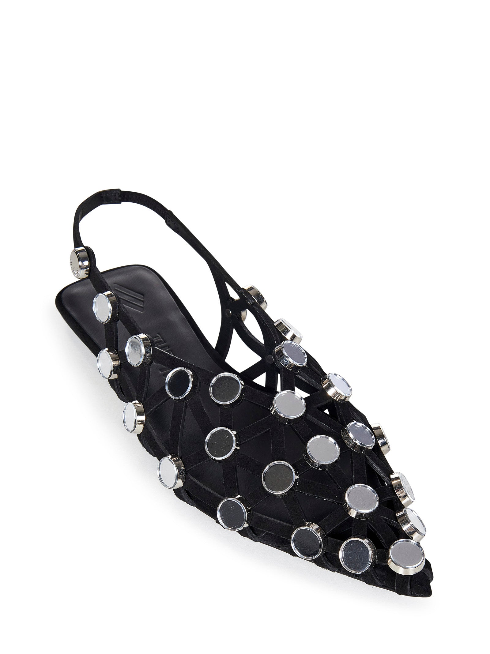 ATTICO Stylish Flat Shoes with Striking Grid Design