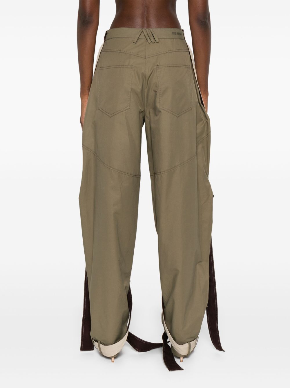 The Attico Mini Parachute Canvas Trousers