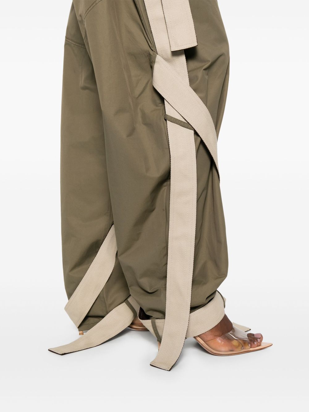 The Attico Mini Parachute Canvas Trousers