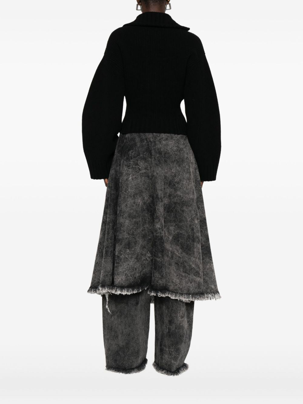 THE ATTICO Chic Wool Blend Cardigan for Women