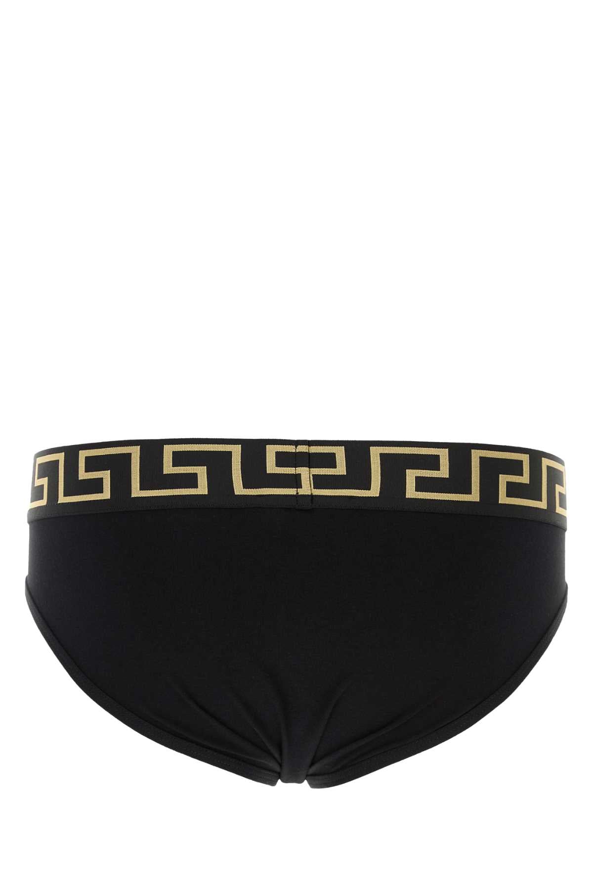 VERSACE Stretch Cotton Brief Set - Bi-Pack for Men