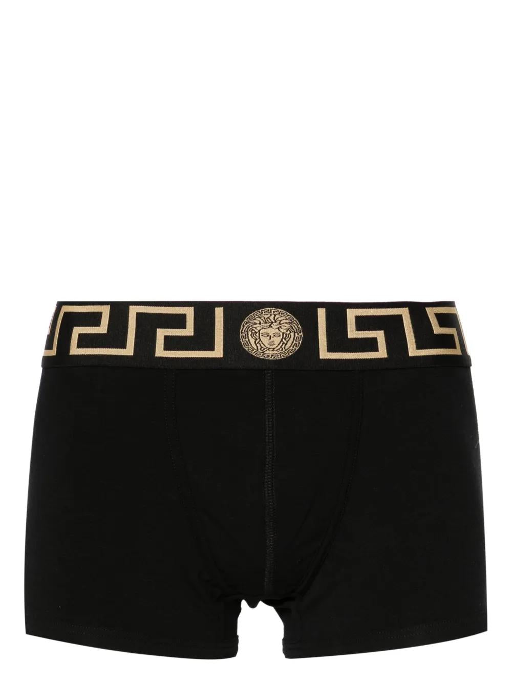 VERSACE Stretch Cotton Boxer Set - Bi-Pack Trunk T-Shirt