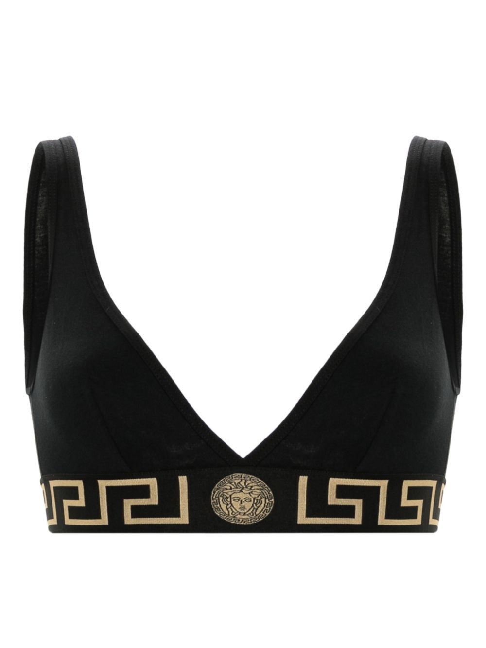 VERSACE Greek Border Triangle Bralette
